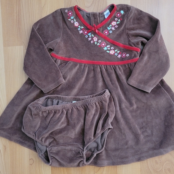 Baby Gap Jumping Beans Baby Girls 18M Clothes Top Sweater Overall Dress Lot Of 5 - Picture 11 of 14
